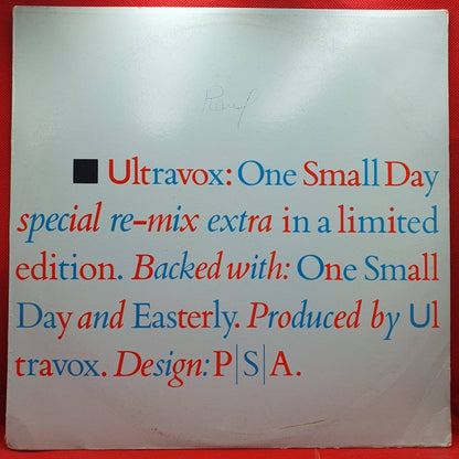 Ultravox ‎– One Small Day (Special Re - mix Extra) - Vinyl Store Online
