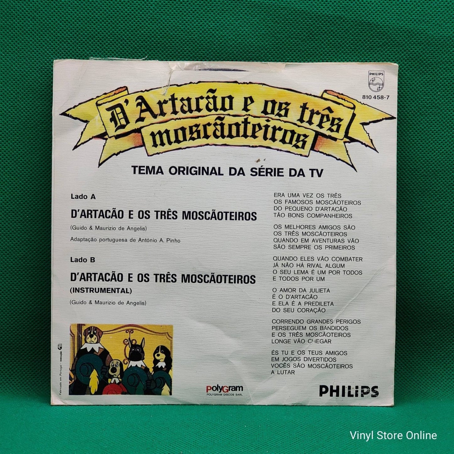Unknown Artist ‎– D'Artacão E Os Três Moscãoteiros - Vinyl Store Online