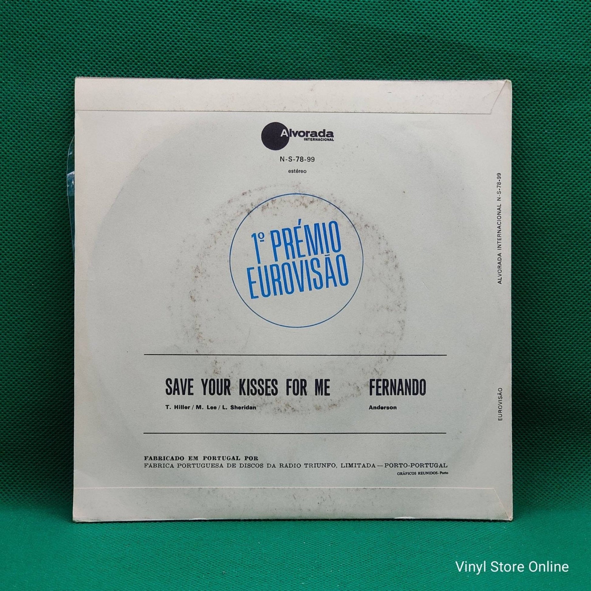 Unknown Artist ‎– Save Your Kisses For Me / Fernando - Vinyl Store Online