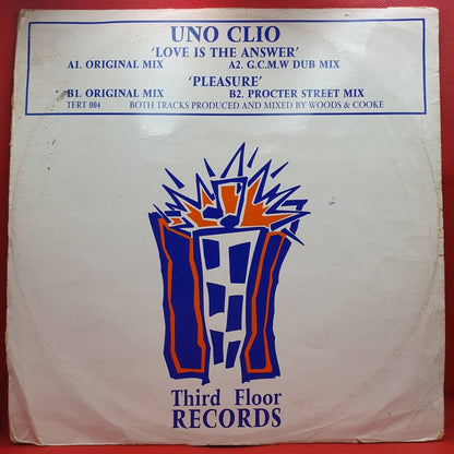 Uno Clio ‎– Love Is The Answer / Pleasure - Vinyl Store Online