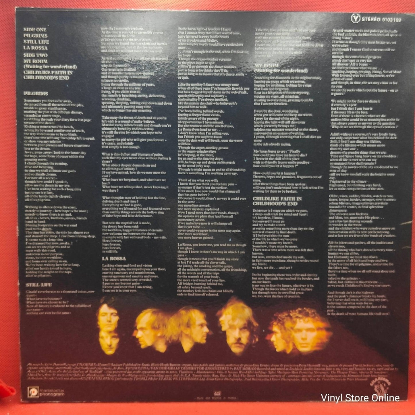 Van Der Graaf Generator ‎– Still Life - Vinyl Store Online
