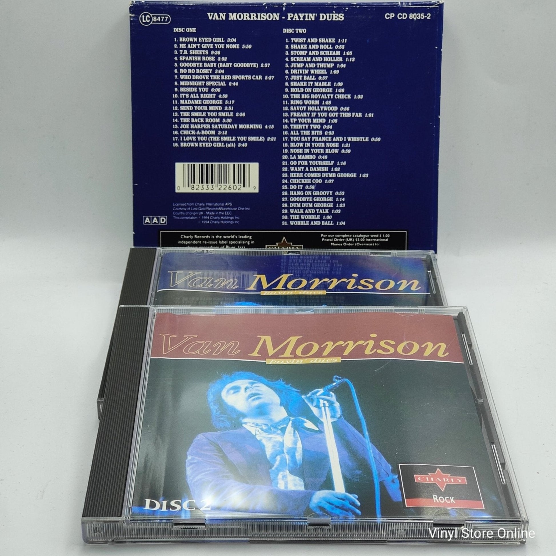 Van Morrison ‎– Payin' Dues - Vinyl Store Online