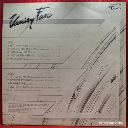 Vanity Fare ‎– Vanity Fare - Vinyl Store Online