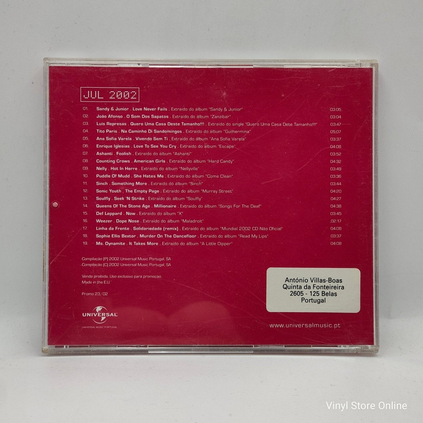 Vários - Geração Universal JUL 2002 - Promo 23/02 - Vinyl Store Online