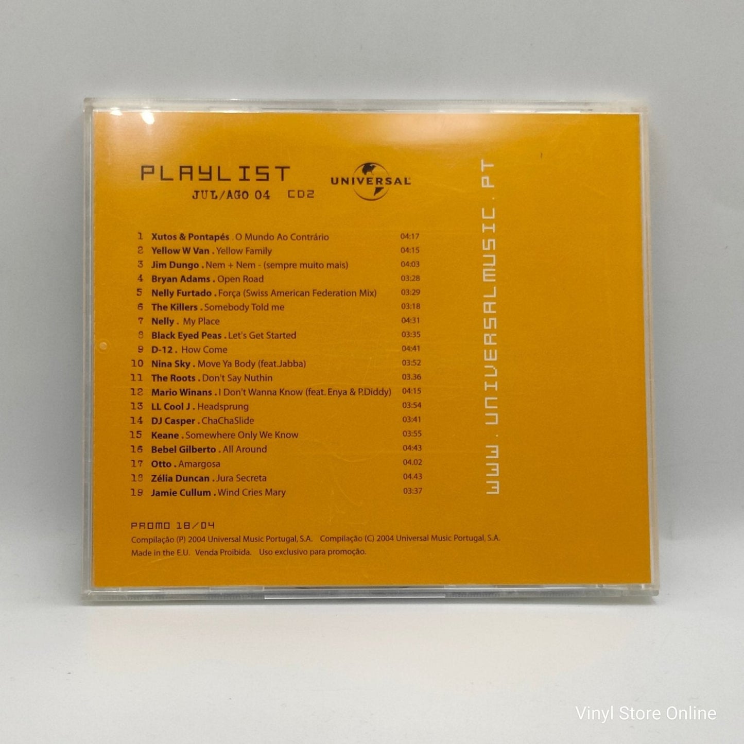 Varios - Geração Universal /Julho Agosto 2004 / CD2 Promo 18 - 04 - Vinyl Store Online