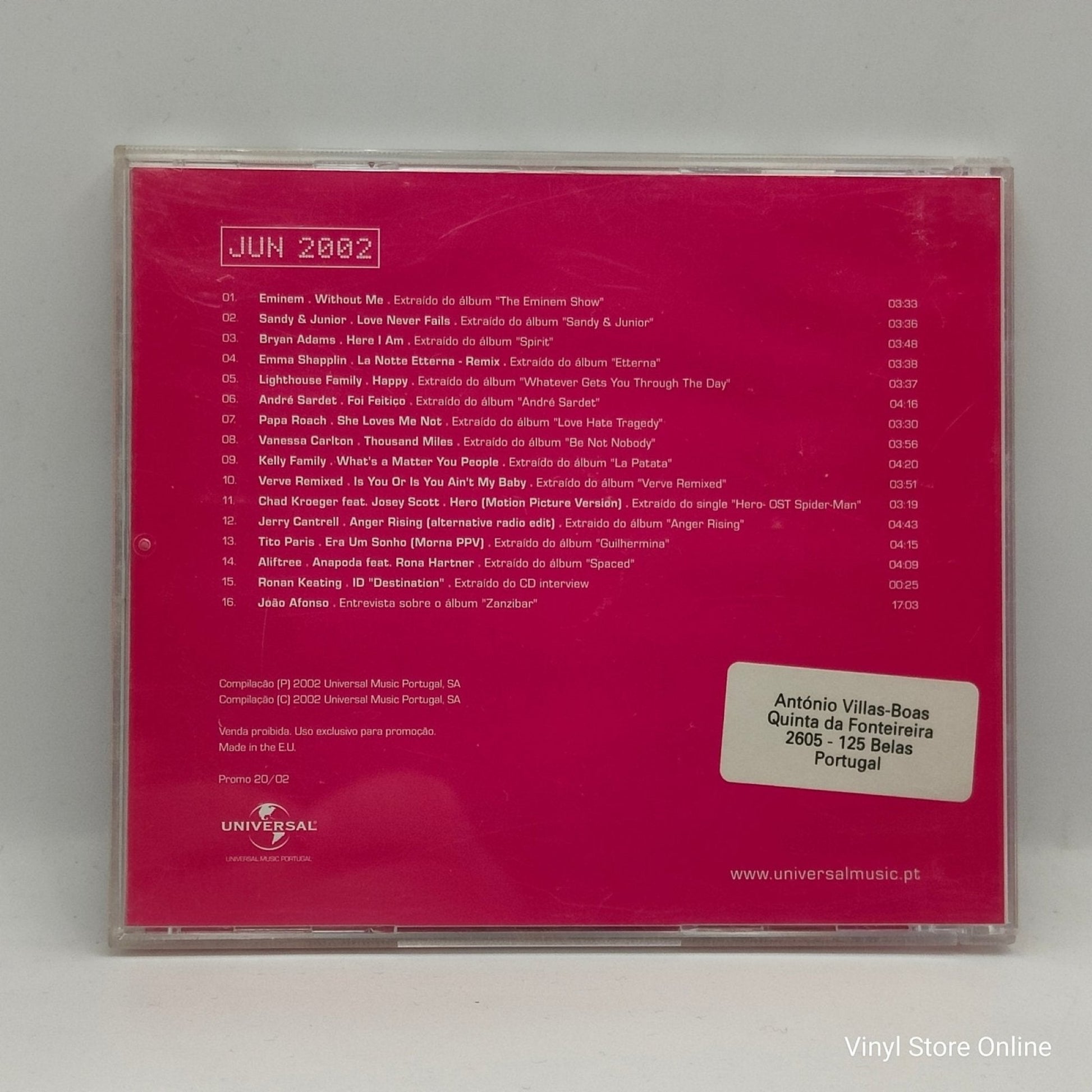 Vários - Geração Universal JUN 2002 - Promo 20/02 - Vinyl Store Online