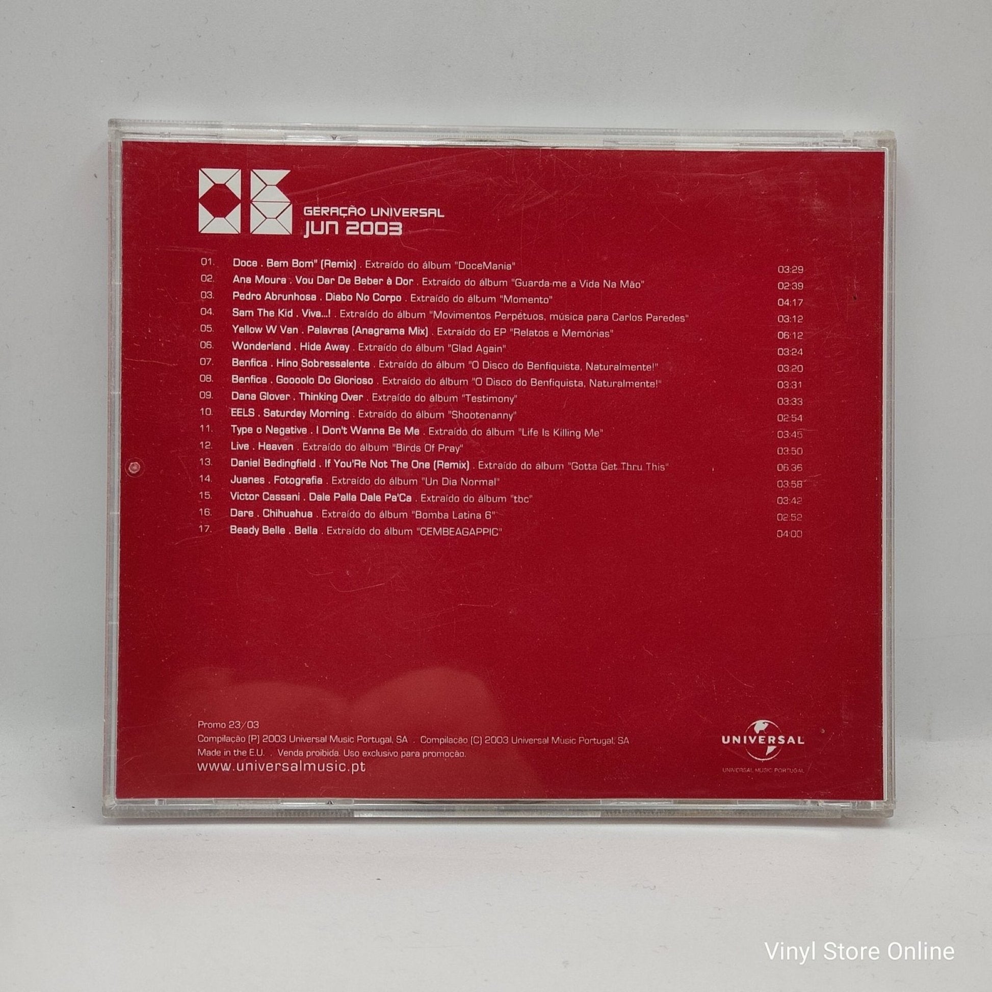 Vários - Geração Universal JUN 2003 - Promo 23/03 - Vinyl Store Online