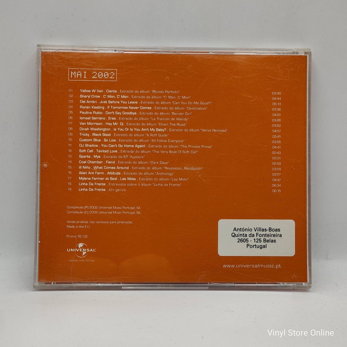 Vários - Geração Universal MAI 2002 - Promo 18/02 - Vinyl Store Online
