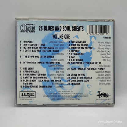 Various ‎– 25 Blues 'n' Soul Greats Volume One - Vinyl Store Online