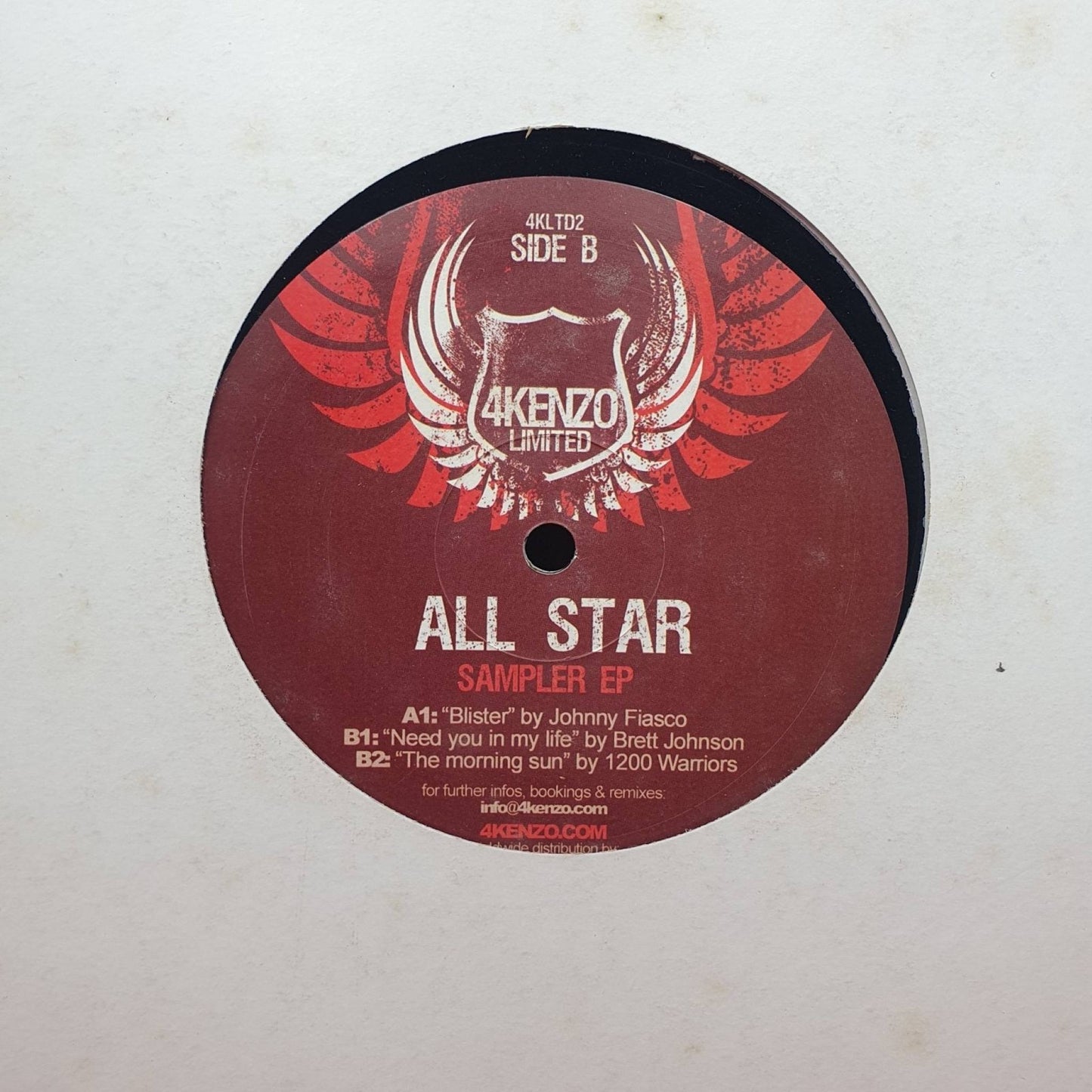 Various ‎– All Star Sampler EP - Vinyl Store Online