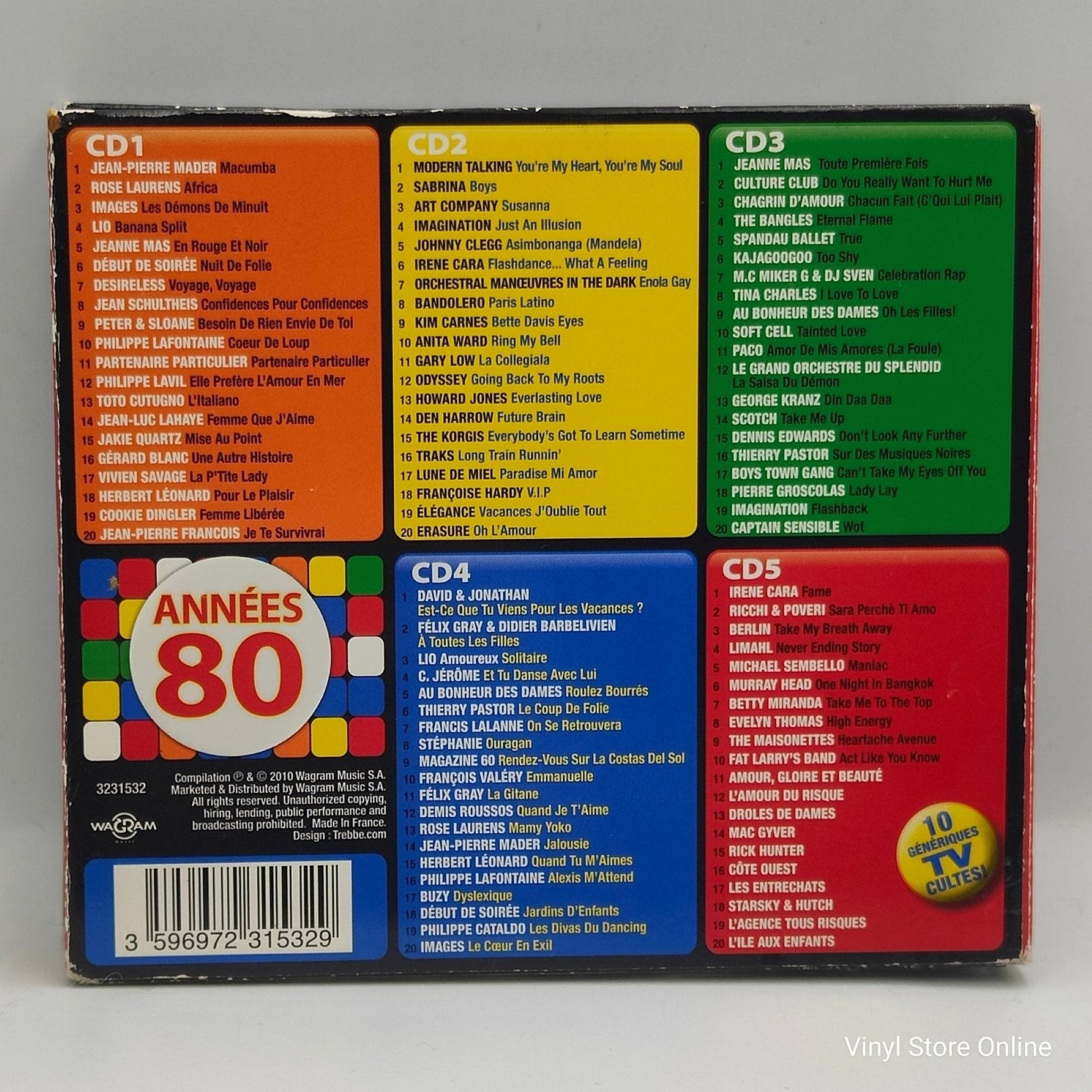 Various ‎– Années 80 - Vinyl Store Online