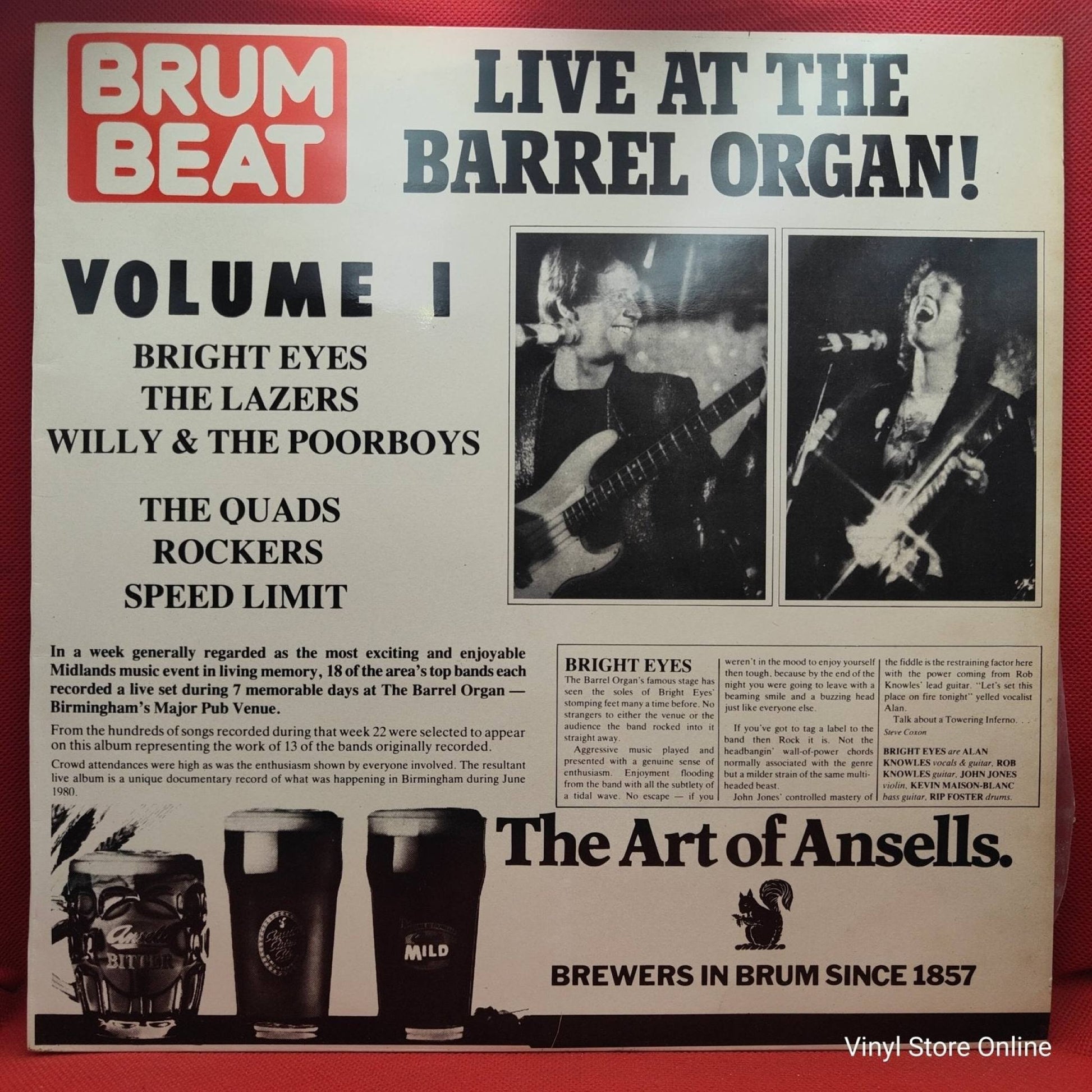 Various ‎– Brum Beat (Live At The Barrel Organ!) - Volume I - Vinyl Store Online