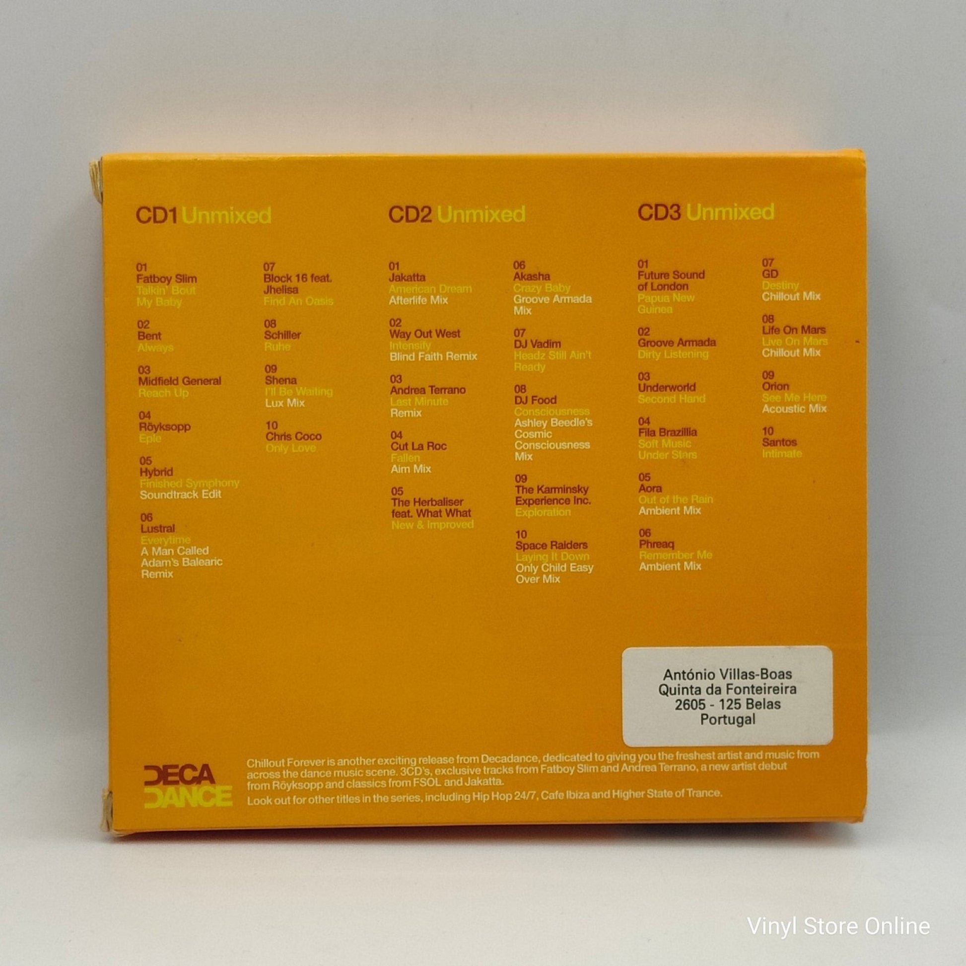 Various ‎– Chillout Forever - Vinyl Store Online