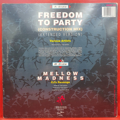 Various / CJ's Revenge ‎– Freedom To Party (Construction Mix) / Mellow Madness - Vinyl Store Online