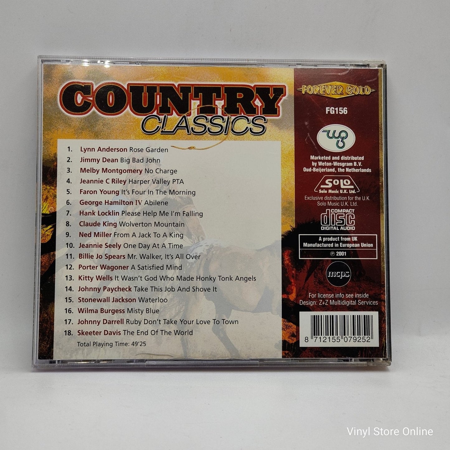Various ‎– Country Classics - Vinyl Store Online