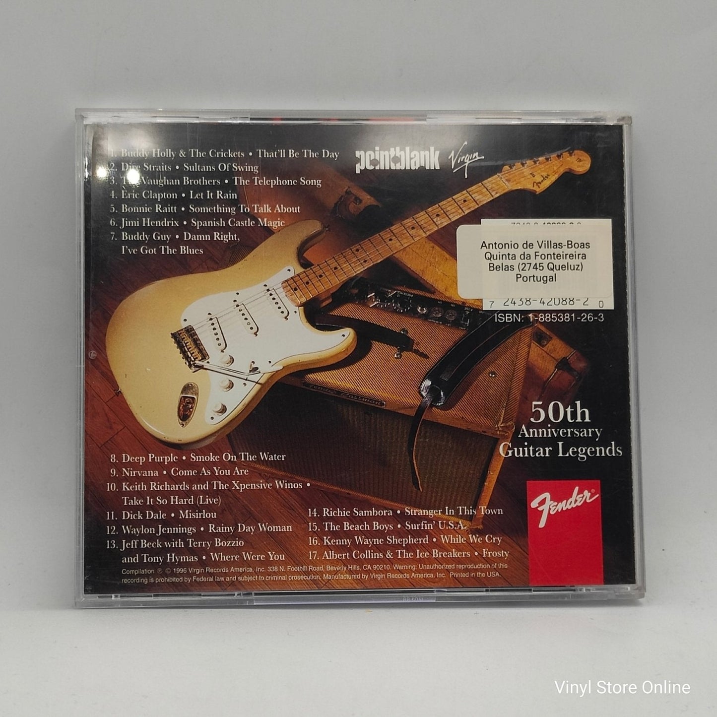 Various ‎– Fender 50th Anniversary Guitar Legends - Vinyl Store Online