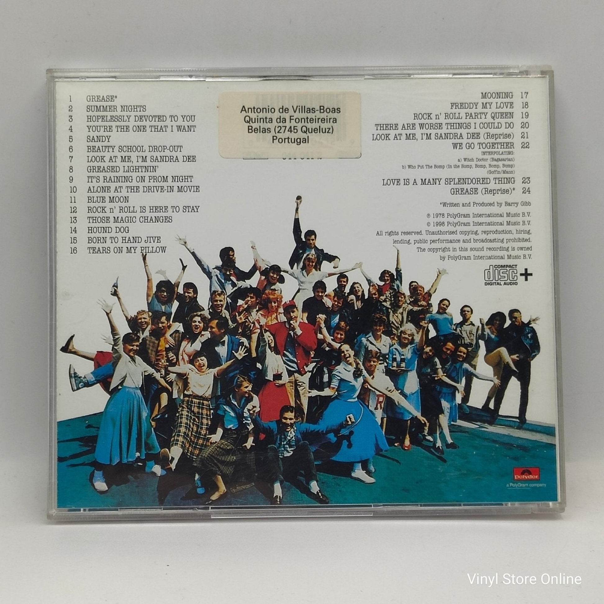 Various ‎– Grease (OST) - Vinyl Store Online