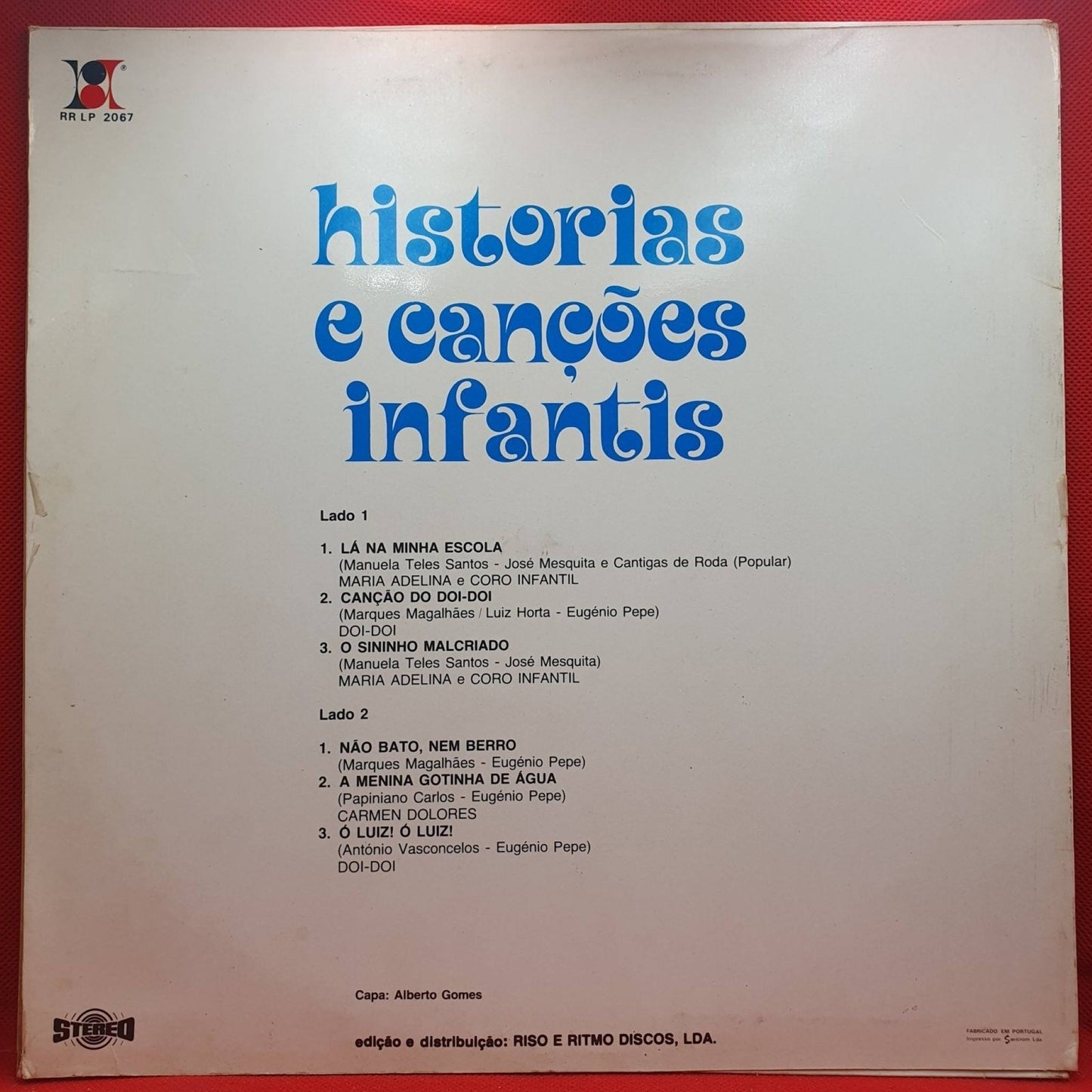 Various ‎– Histórias E Canções Infantis - Vinyl Store Online
