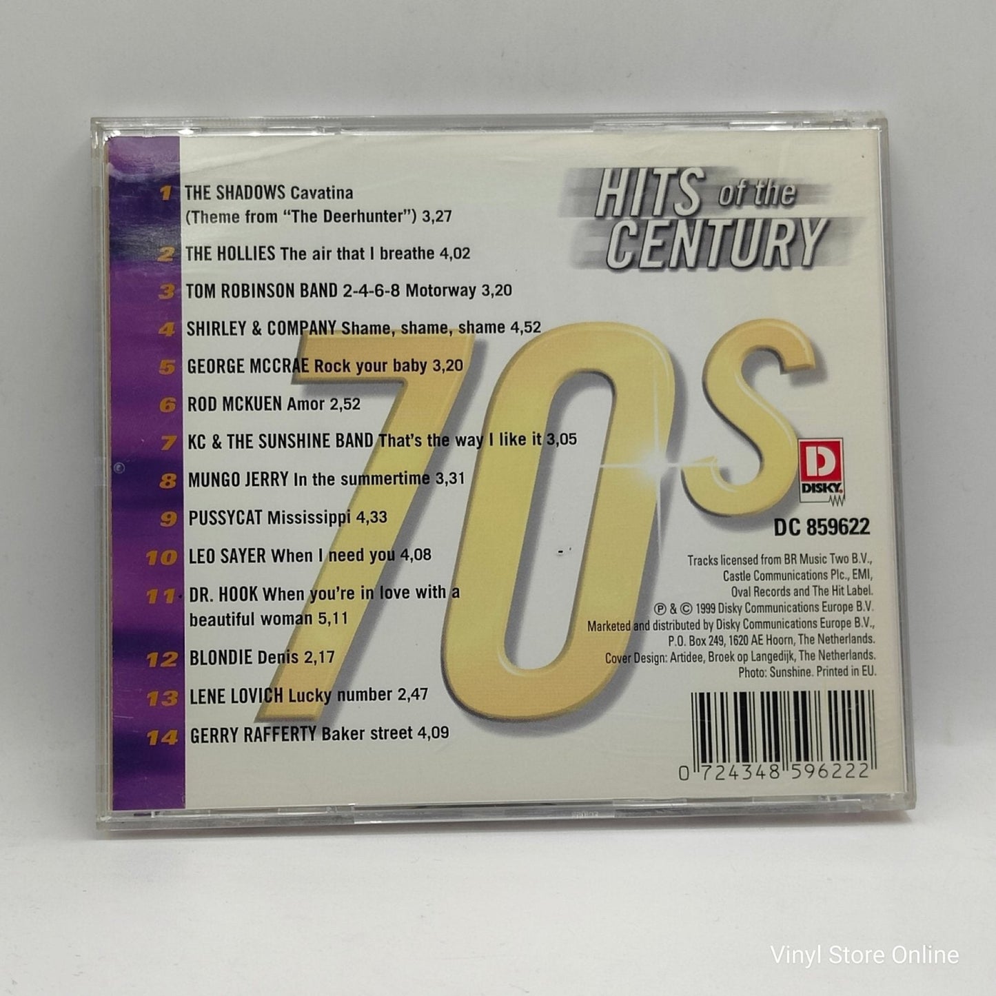 Various ‎– Hits Of The Century 70's - Vinyl Store Online