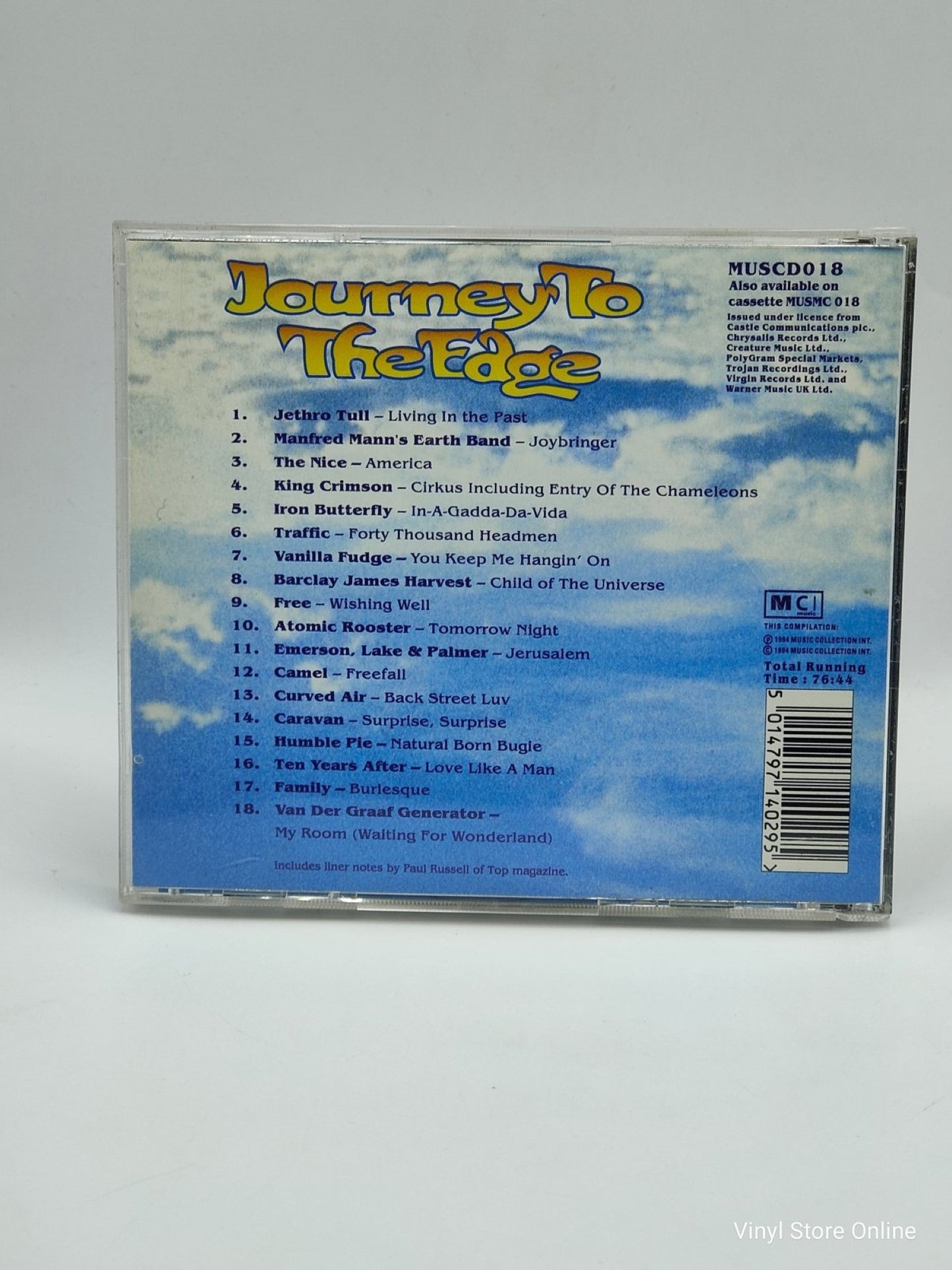 Various ‎– Journey To The Edge Progressive Rock Classics - Vinyl Store Online