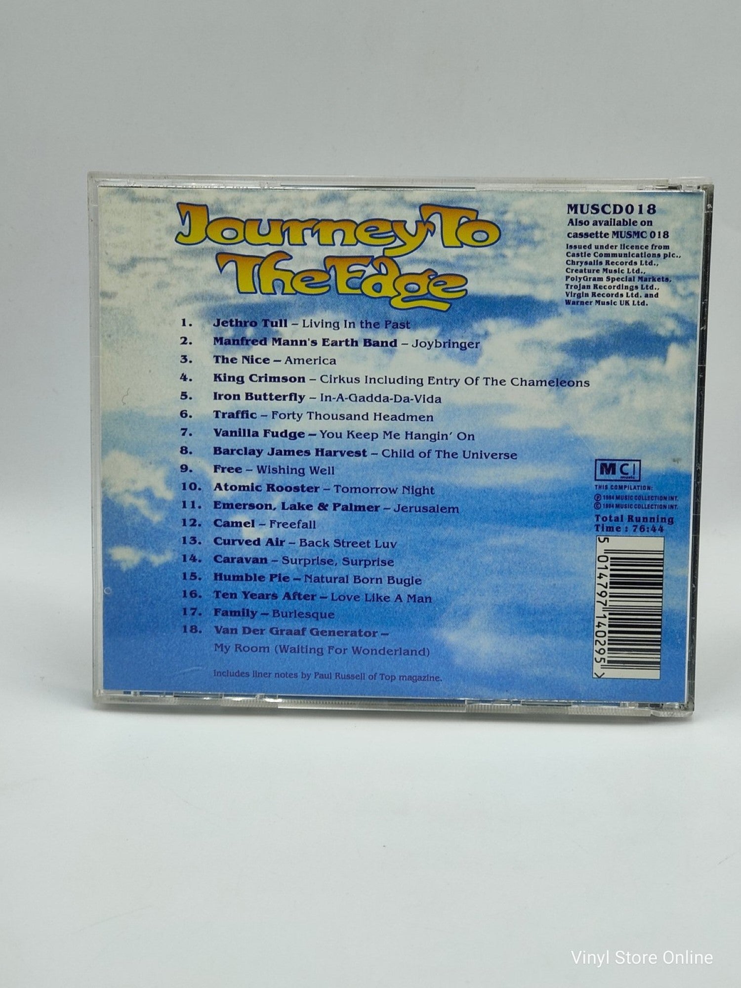 Various ‎– Journey To The Edge Progressive Rock Classics - Vinyl Store Online