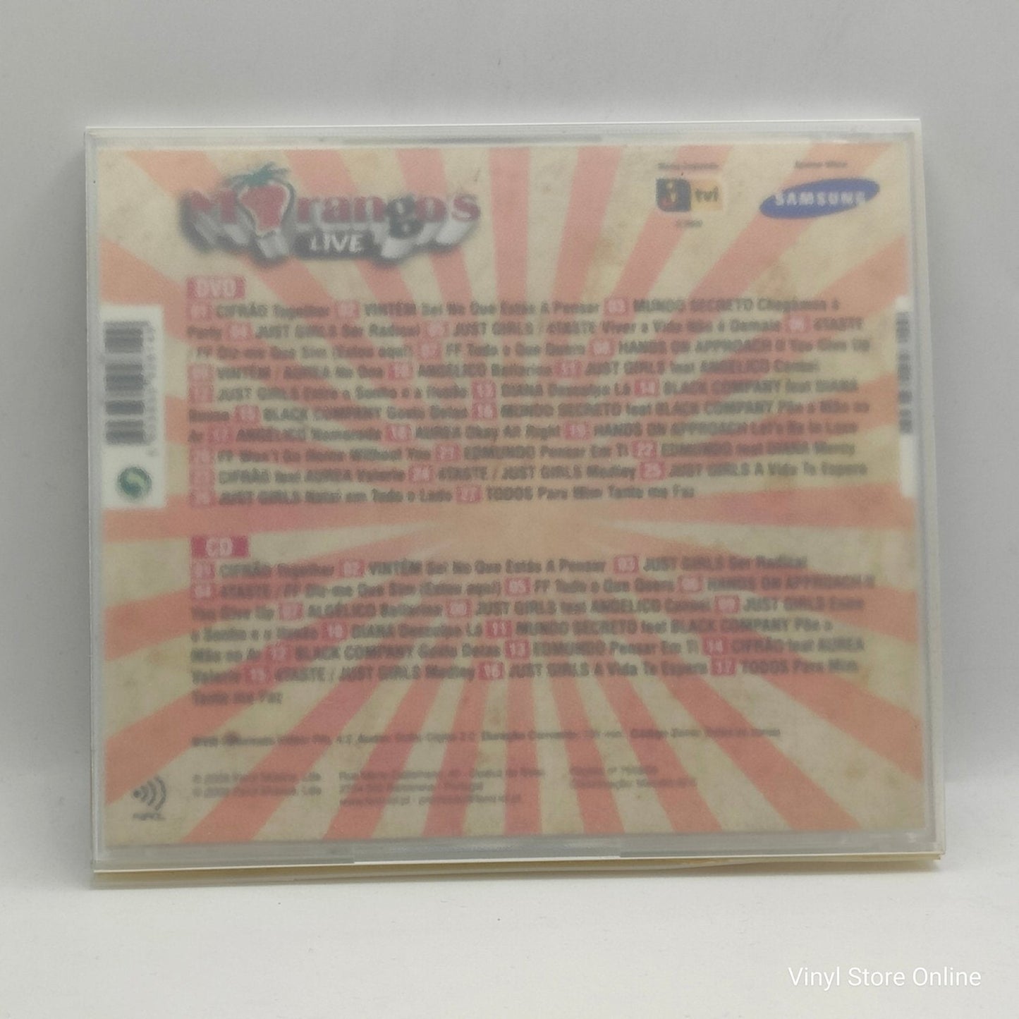 Various ‎– Morangos Com Açúcar: Morangos Live - Vinyl Store Online