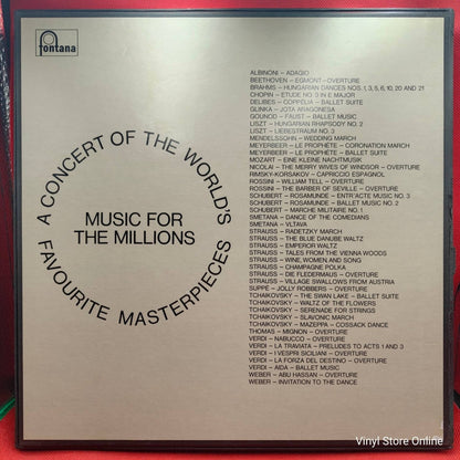Various – Music For The Millions - A Concert Of The World's Favourite Masterpieces - Vinyl Store Online