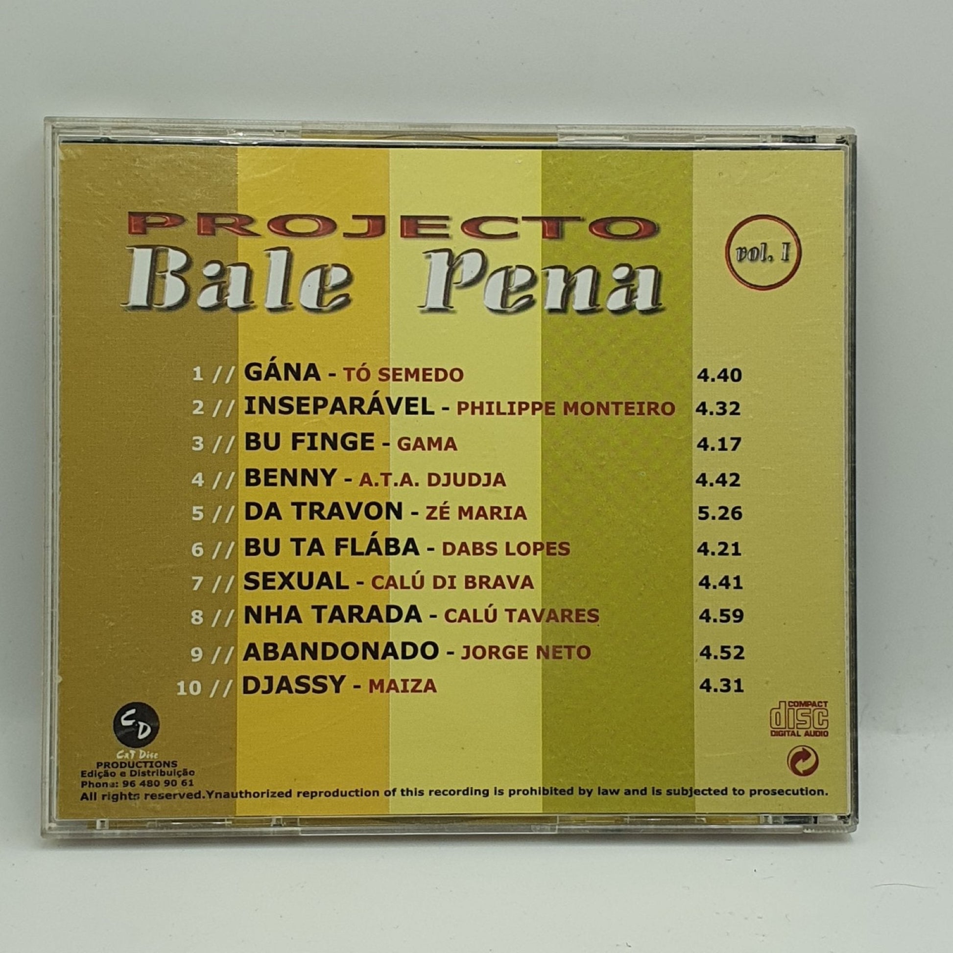 Various ‎– Projecto Bale Pena Vol.1 - Vinyl Store Online