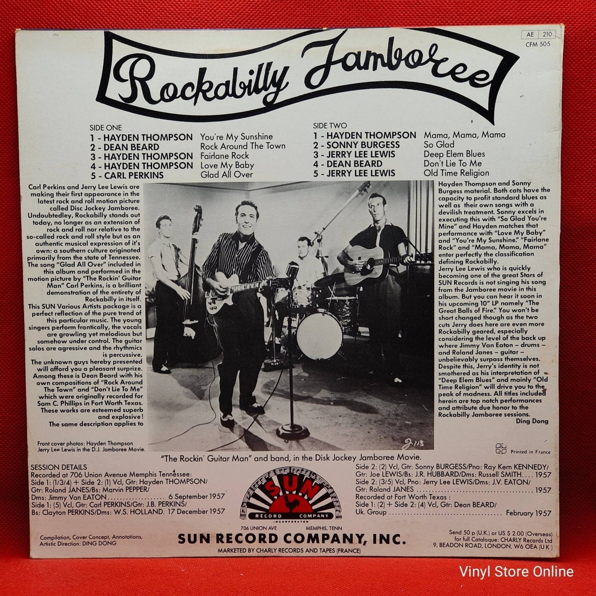 Various ‎– Rockabilly Jamboree - Vinyl Store Online