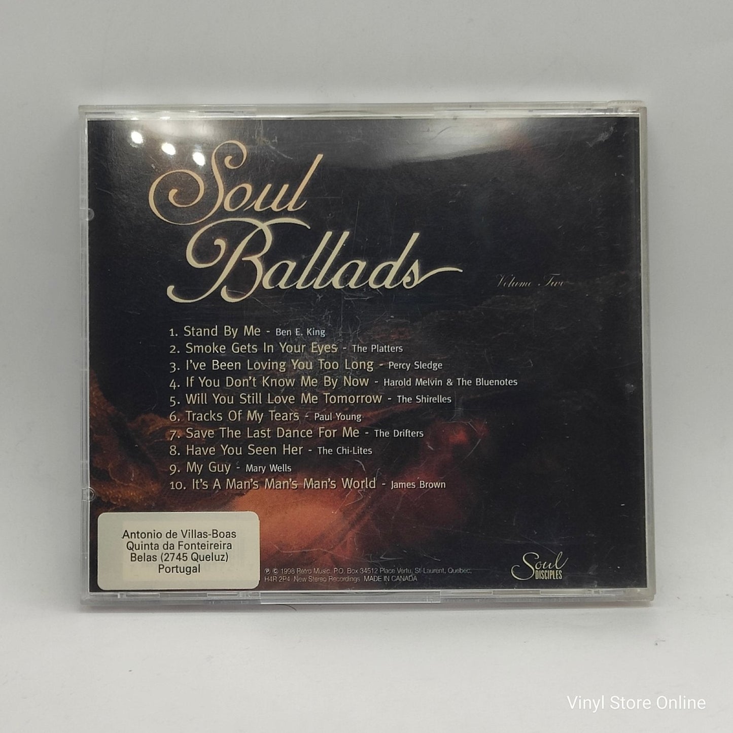 Various ‎– Soul Ballads Vol. 2 - Vinyl Store Online
