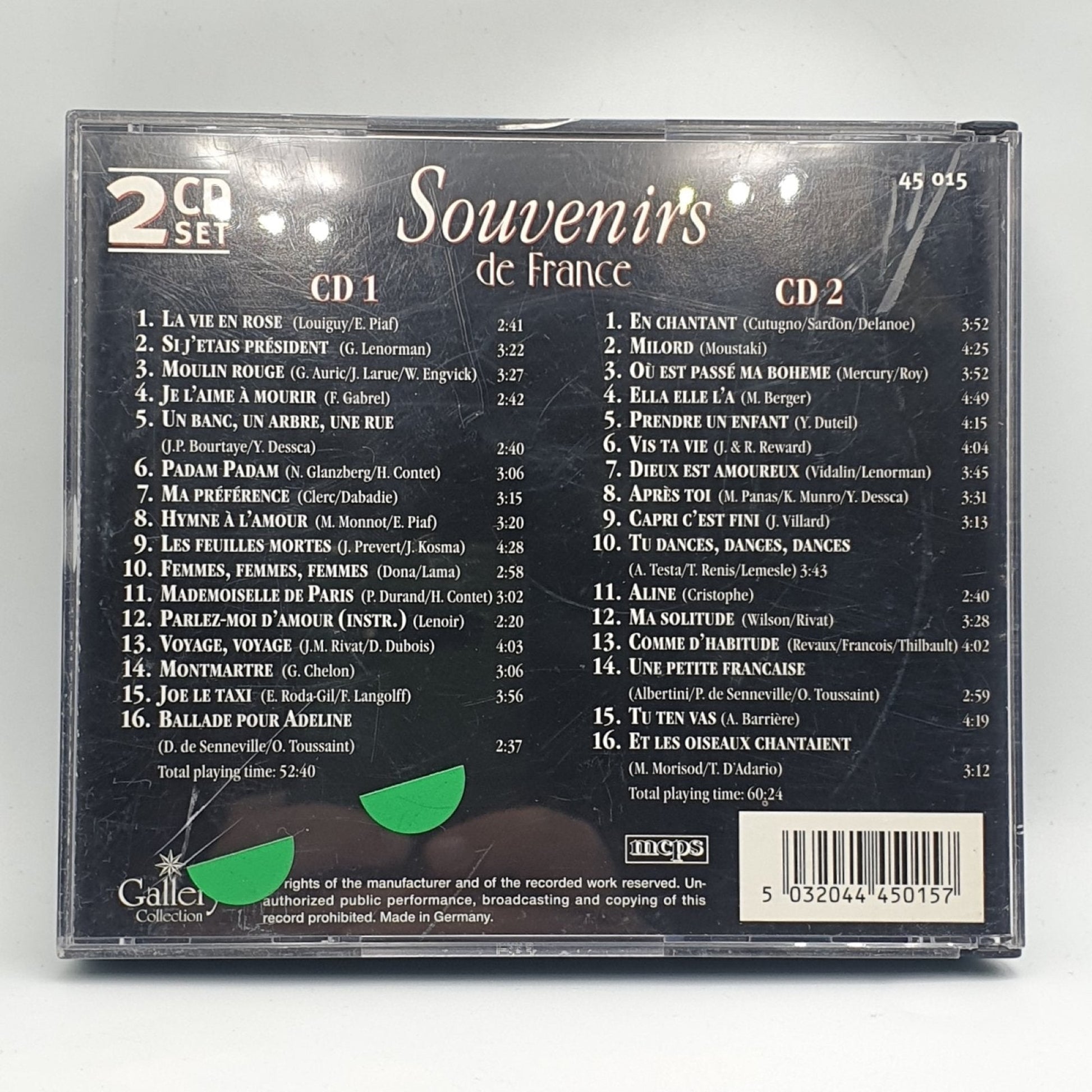 Various ‎– Souvenirs De France - Vinyl Store Online
