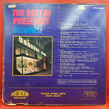 Various ‎– The Best Of President Volume 2 - Vinyl Store Online