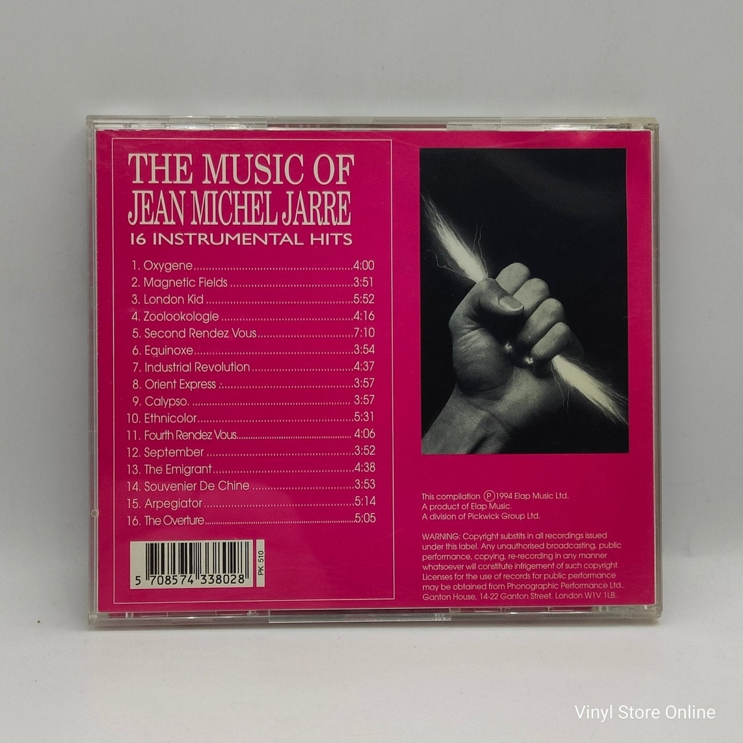 Various ‎– The Music of Jean Michel Jarre - 16 Instrumental Hits - Vinyl Store Online