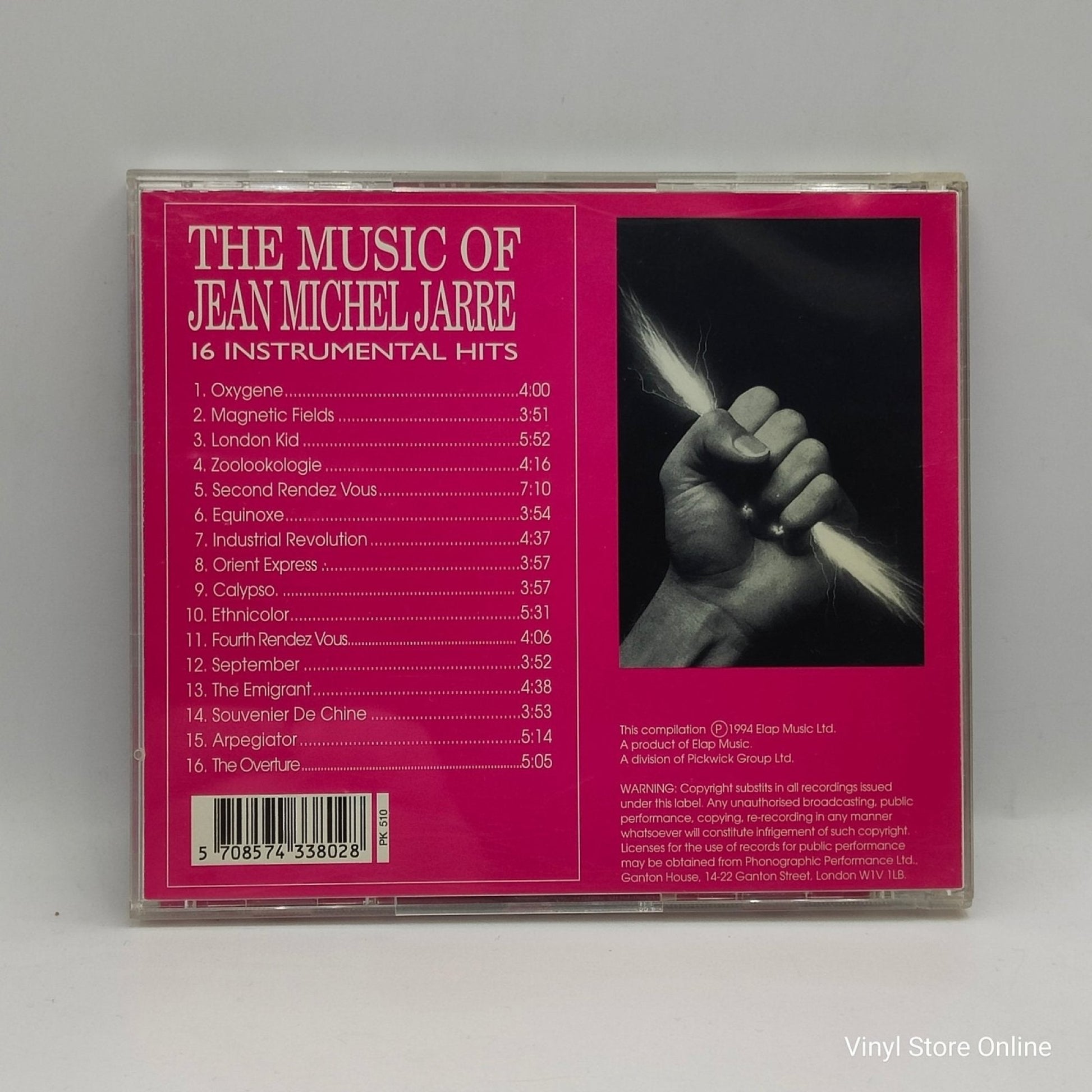Various ‎– The Music of Jean Michel Jarre - 16 Instrumental Hits - Vinyl Store Online