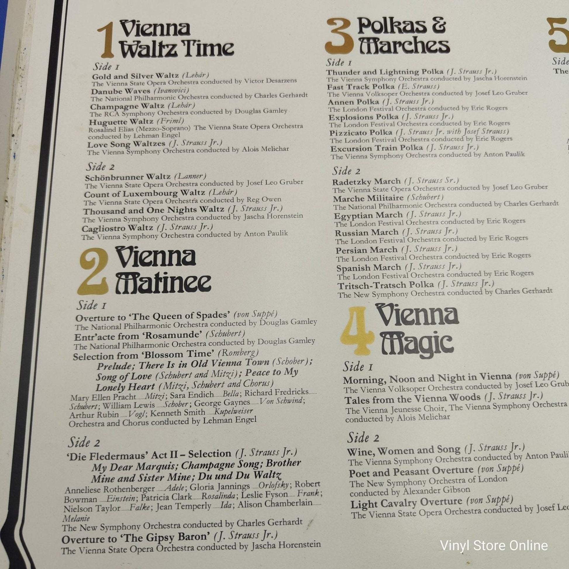 Various ‎– The Music Of Old Vienna - Vinyl Store Online