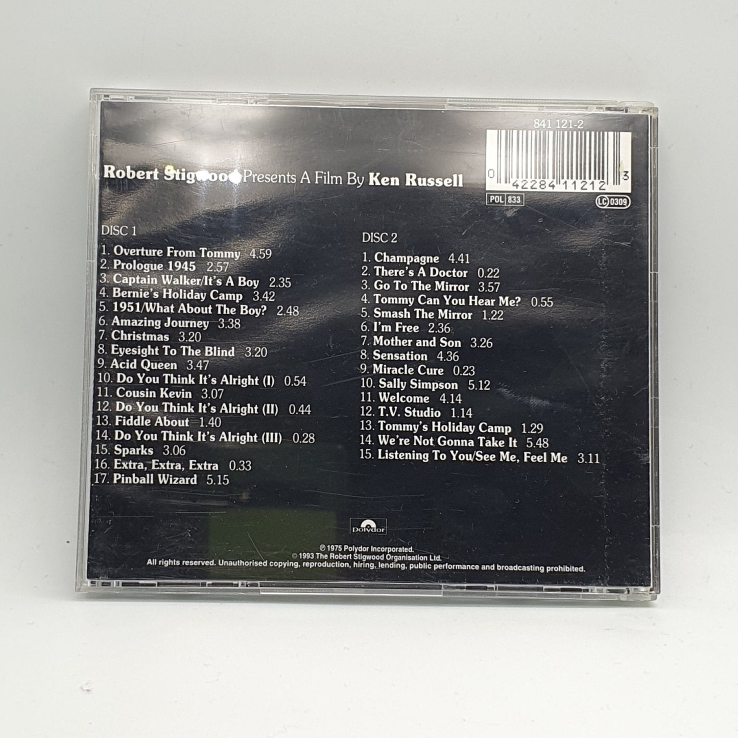 Various ‎– Tommy (Original Soundtrack Recording) - Vinyl Store Online