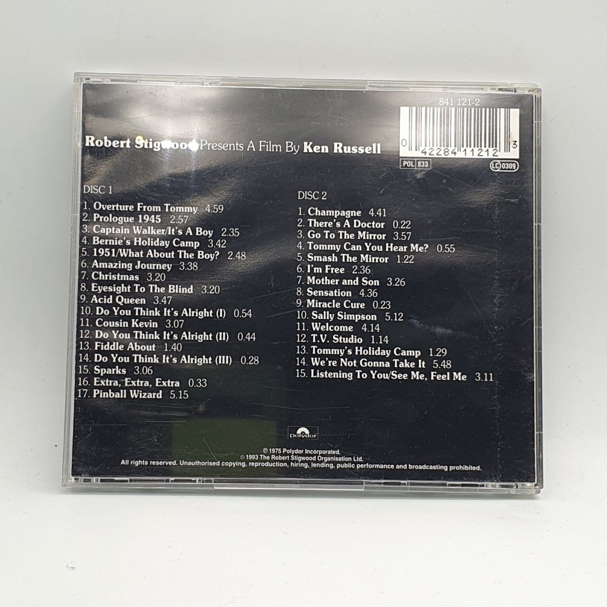 Various ‎– Tommy (Original Soundtrack Recording) - Vinyl Store Online