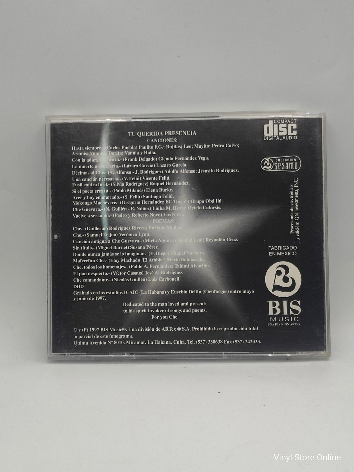 Various ‎– Tu Querida Presidencia - Vinyl Store Online
