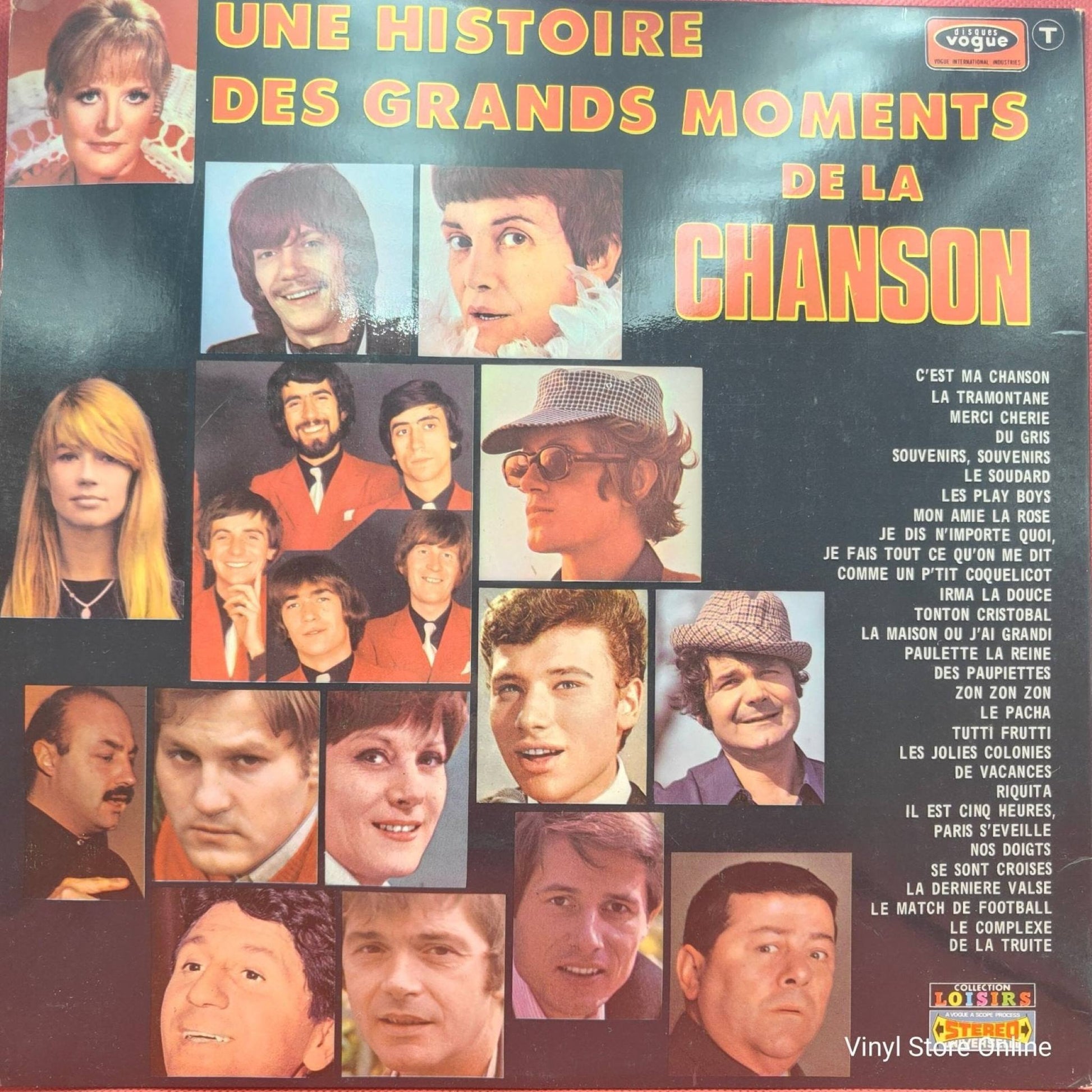Various ‎– Une Histoire Des Grands Moments De La Chanson - Vinyl Store Online