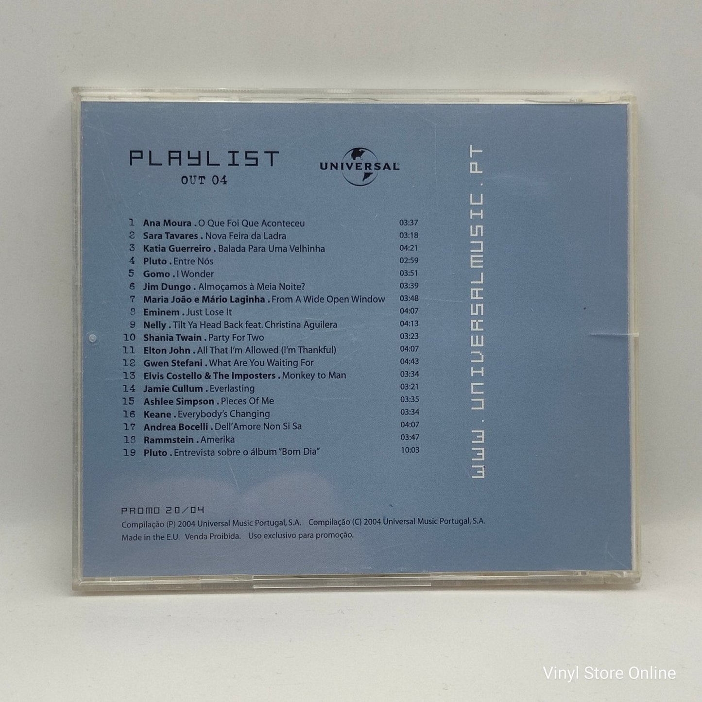 Various ‎– Universal Playlist Out 04 - Vinyl Store Online