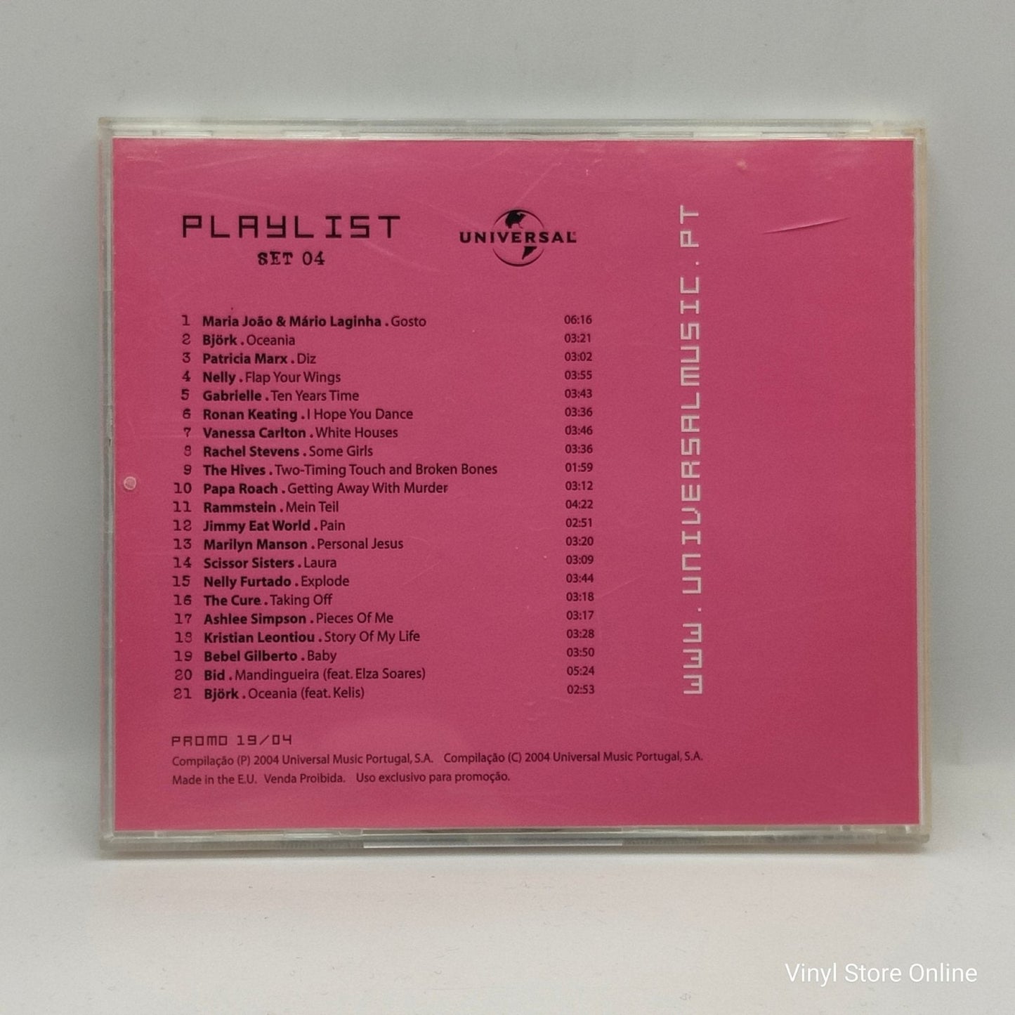 Various ‎– Universal Playlist SET 04 - Vinyl Store Online