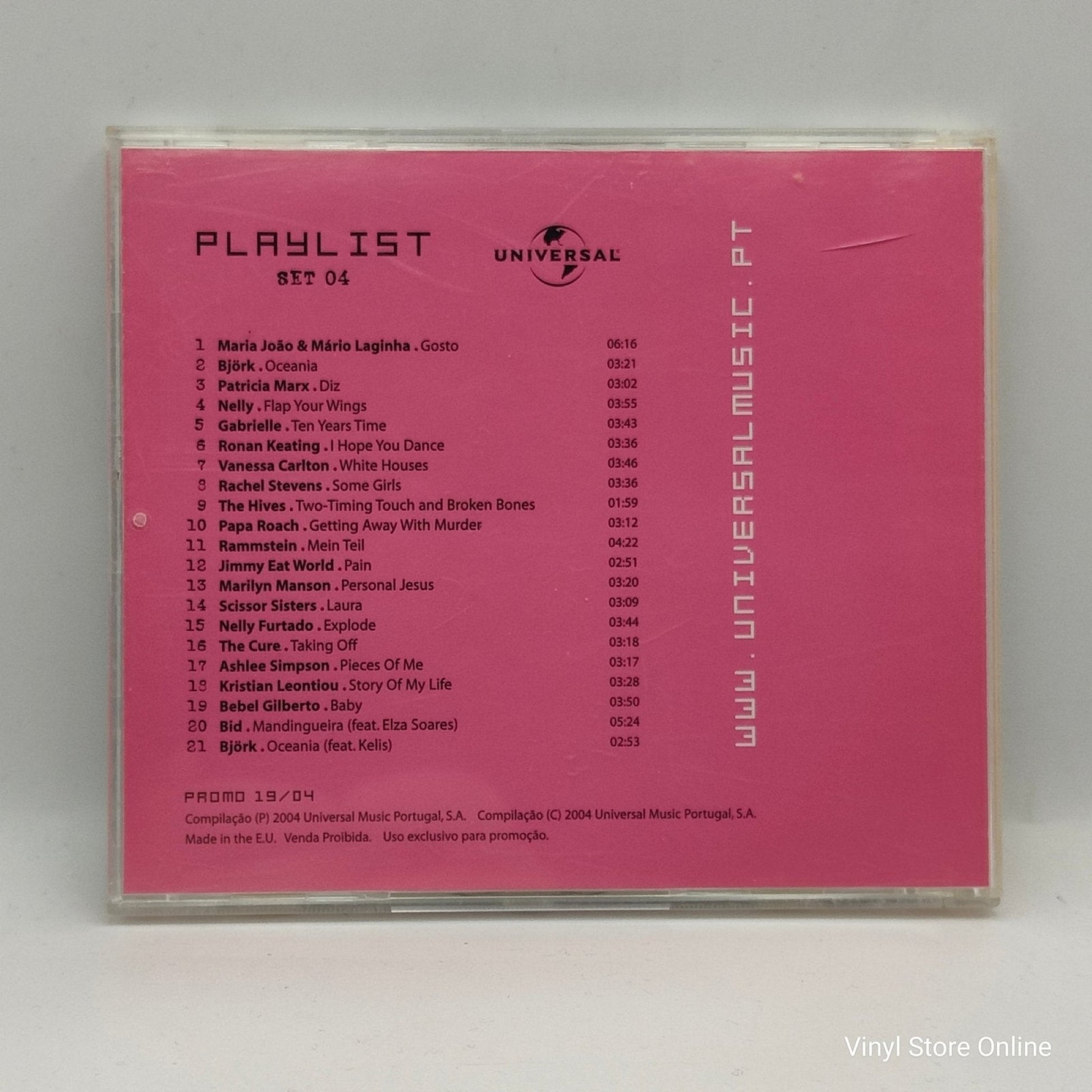 Various ‎– Universal Playlist SET 04 - Vinyl Store Online