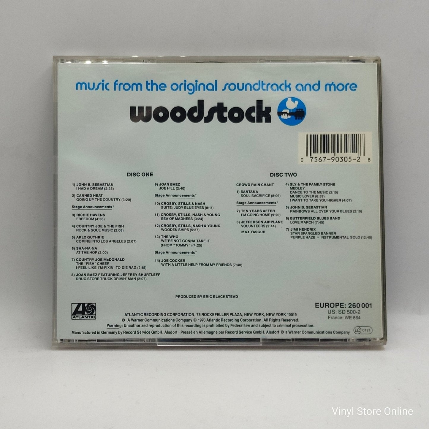 Various ‎– Woodstock - Music From The Original Soundtrack And More - Vinyl Store Online