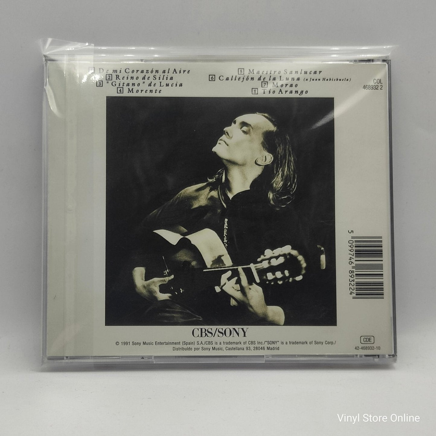 Vicente Amigo ‎– De Mi Corazón Al Aire - Vinyl Store Online