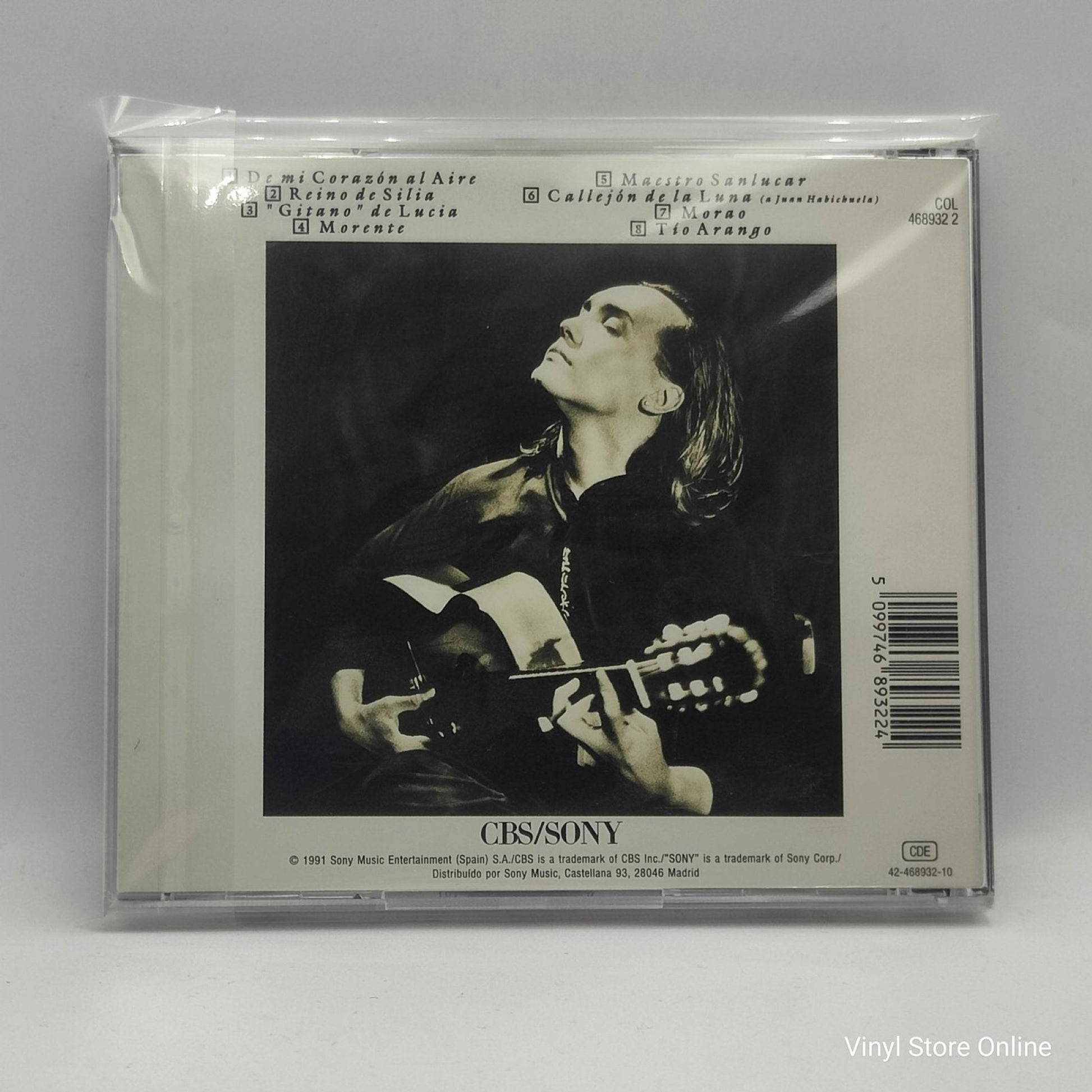 Vicente Amigo ‎– De Mi Corazón Al Aire - Vinyl Store Online