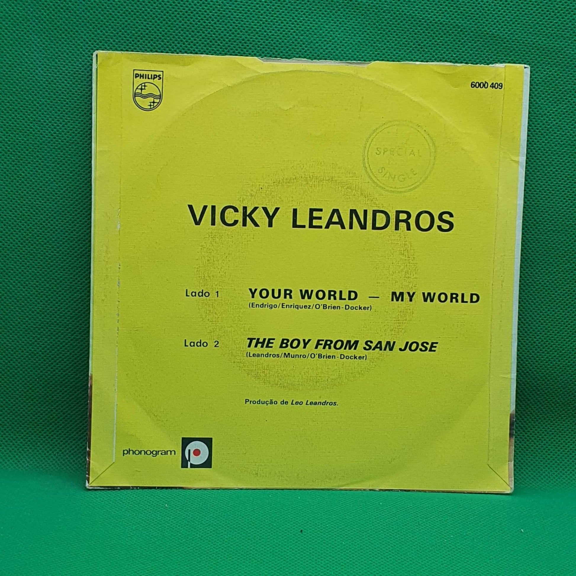 Vicky Leandros ‎– Your World - My World - Vinyl Store Online
