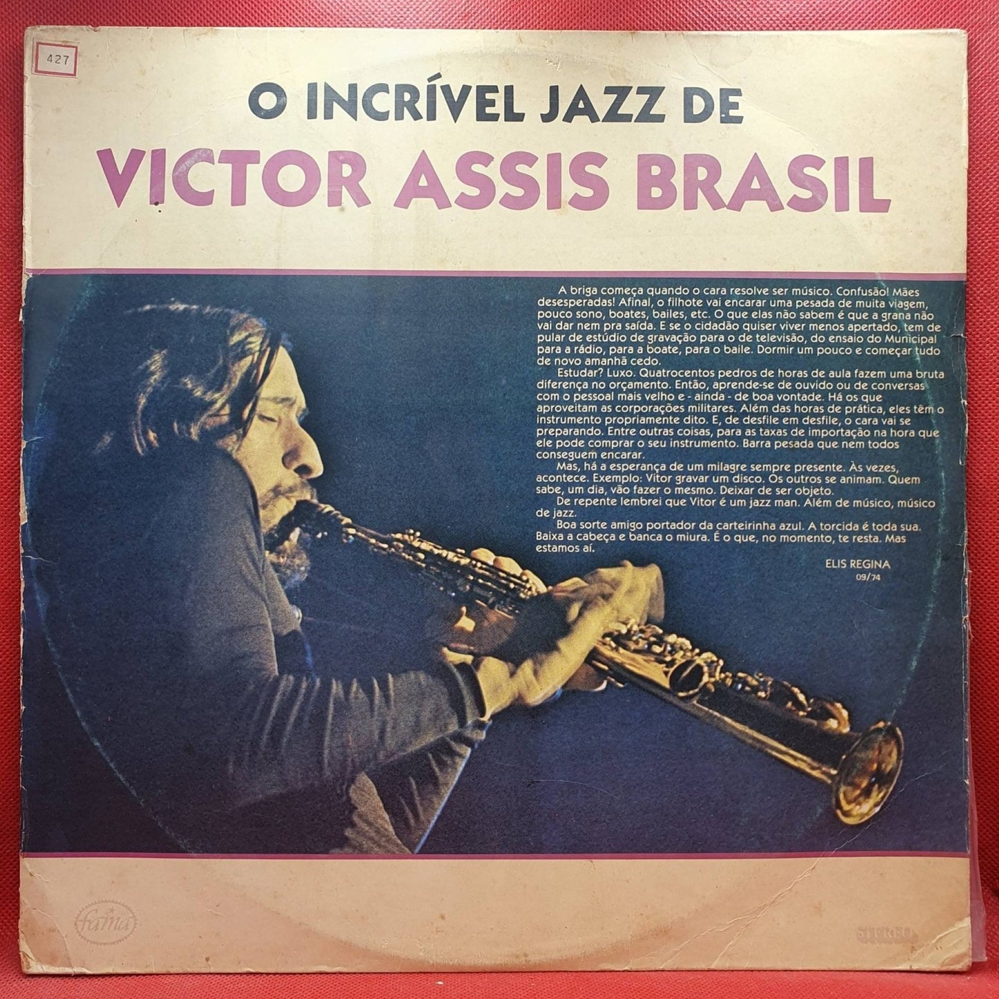 Victor Assis Brasil ‎– O Incrível Jazz De Victor Assis Brasil - Vinyl Store Online