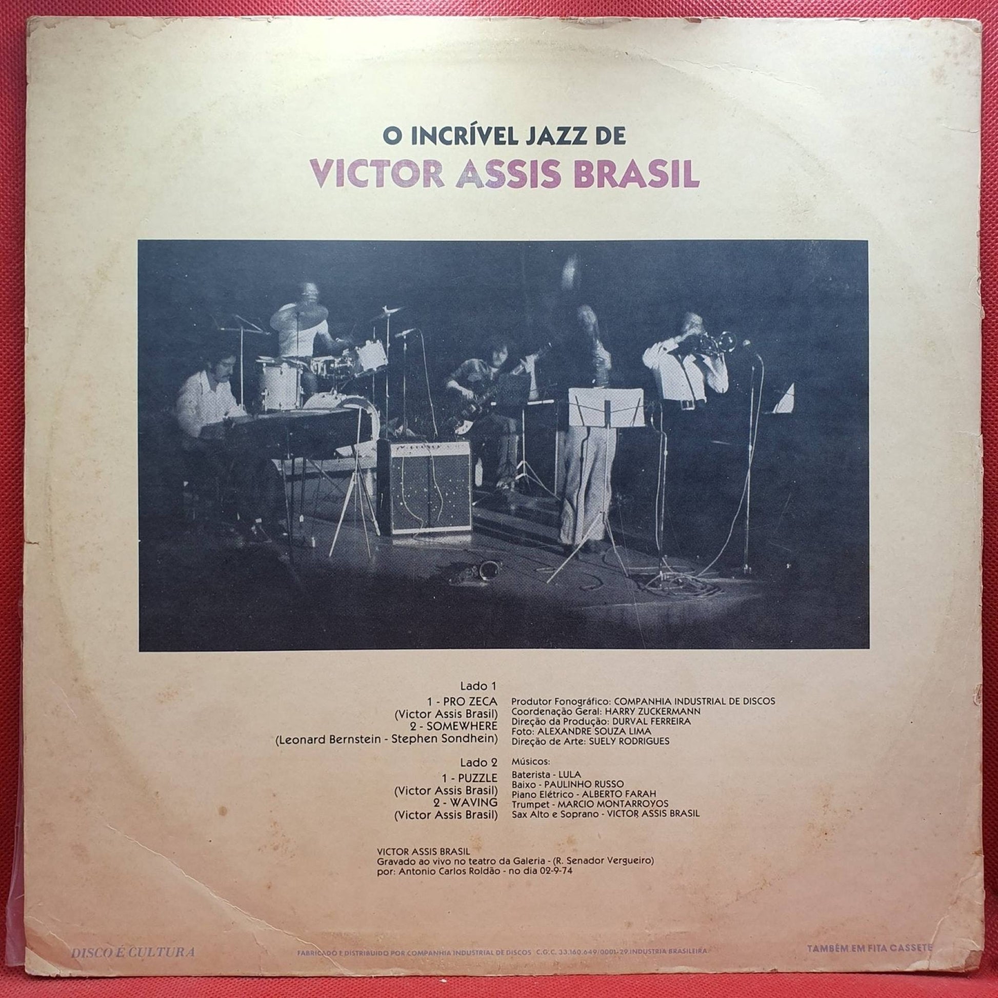 Victor Assis Brasil ‎– O Incrível Jazz De Victor Assis Brasil - Vinyl Store Online