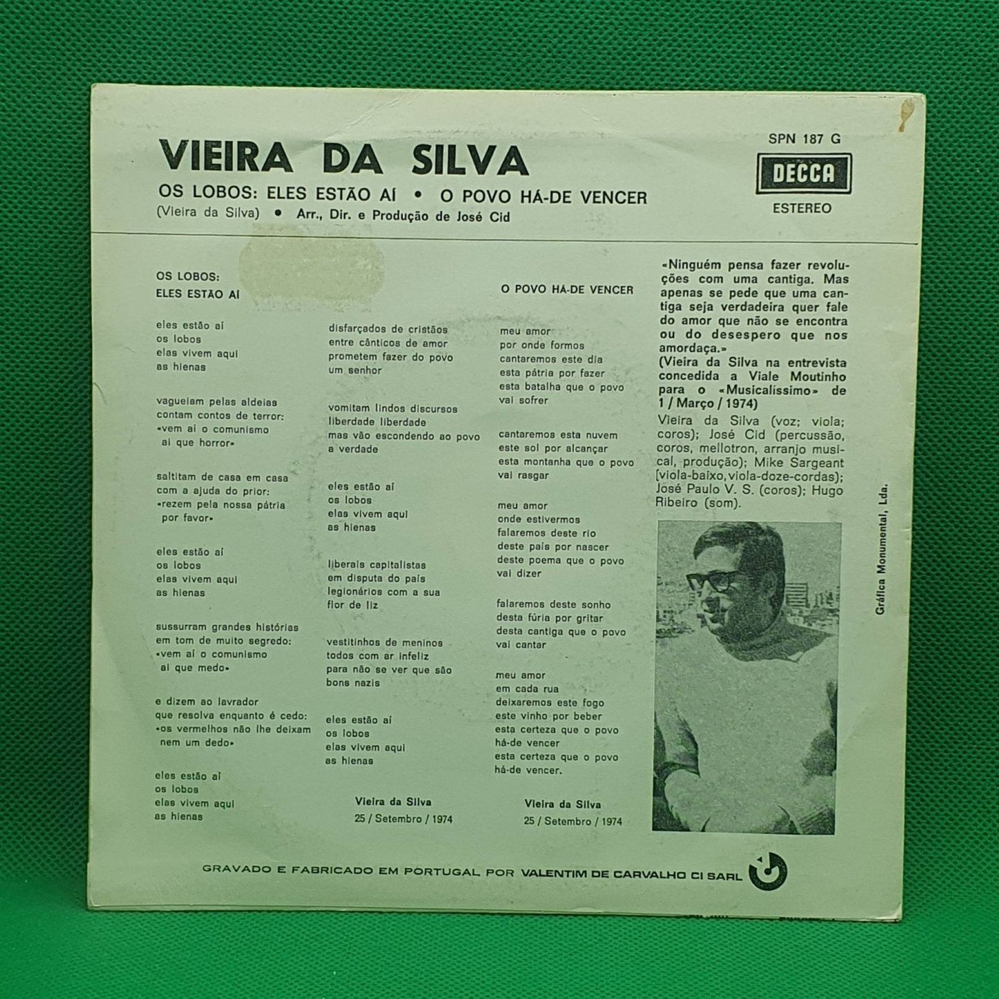 Vieira Da Silva ‎– Os Lobos: Eles Estão Aí - Vinyl Store Online