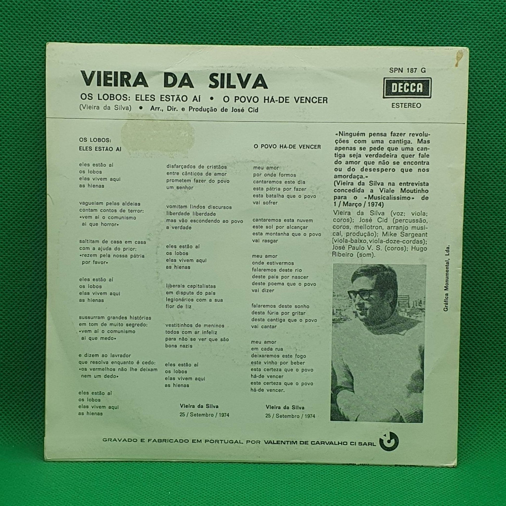Vieira Da Silva ‎– Os Lobos: Eles Estão Aí - Vinyl Store Online